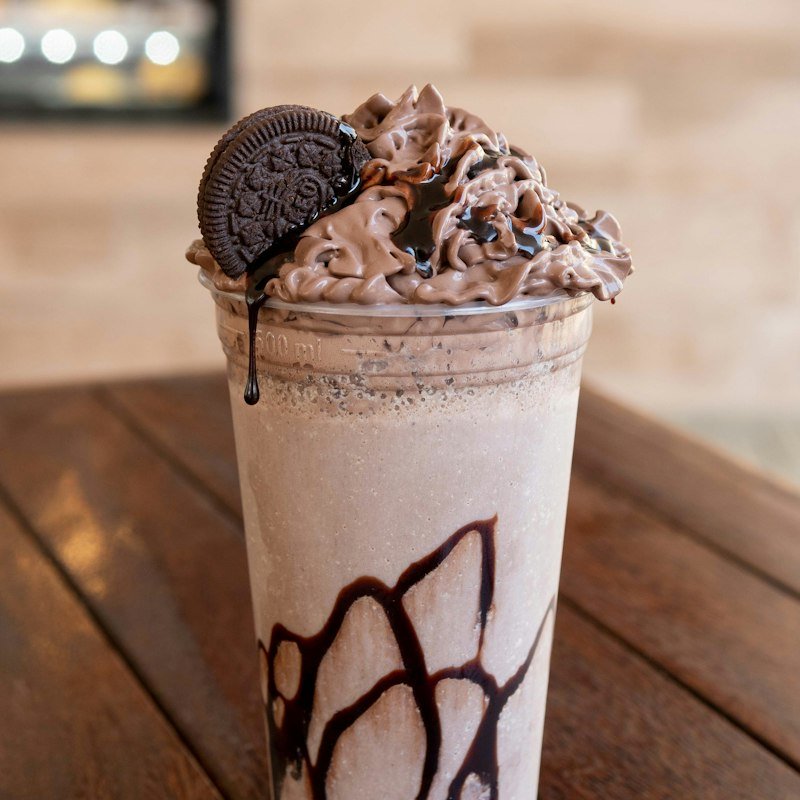 Malteada de chocolate